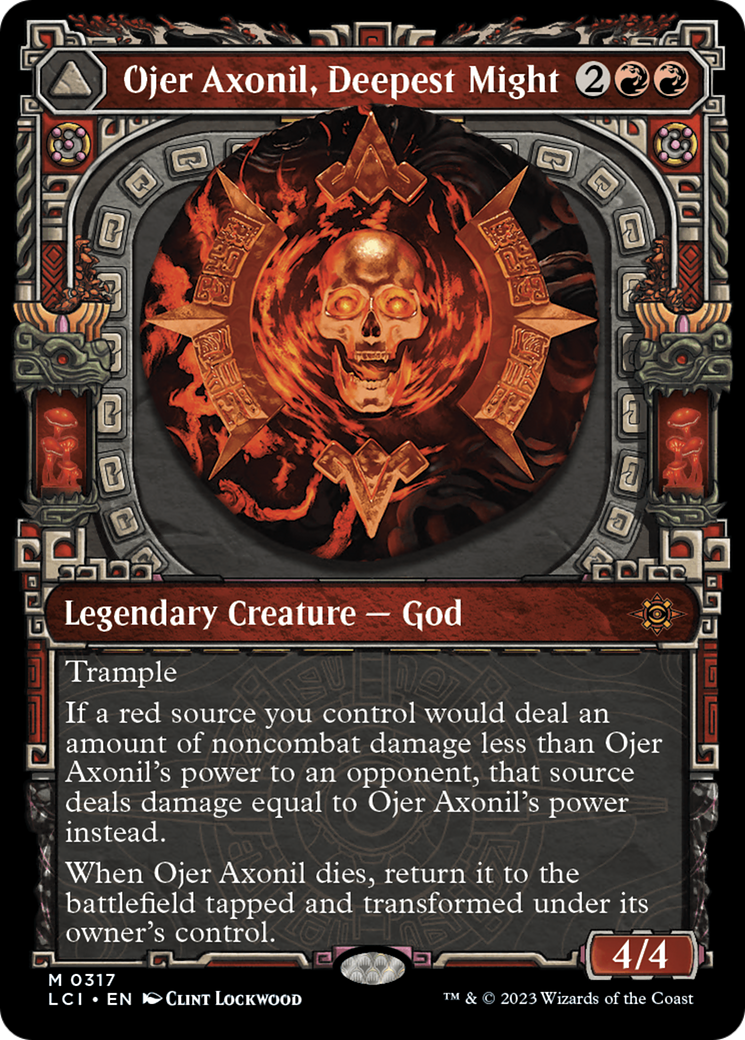 Ojer Axonil, Deepest Might (LCI-317) [The Lost Caverns of Ixalan] (Showcase) MTG Single Wizards of the Coast