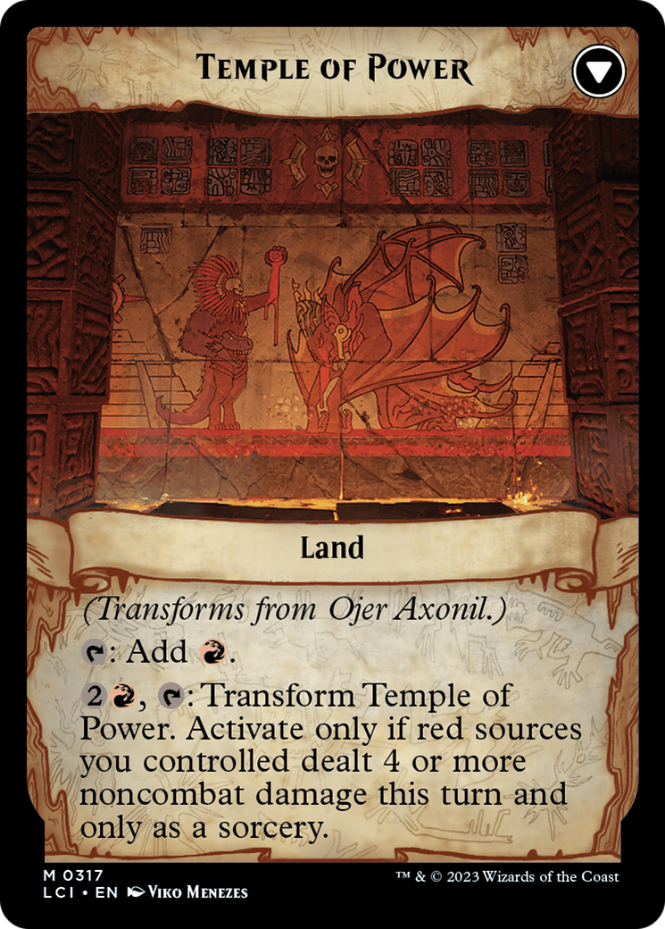 Ojer Axonil, Deepest Might (LCI-317) [The Lost Caverns of Ixalan] (Showcase) Foil MTG Single Wizards of the Coast