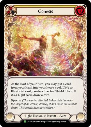 Genesis [LGS172] (Promo)  Cold Foil Flesh And Blood Single Flesh And Blood   