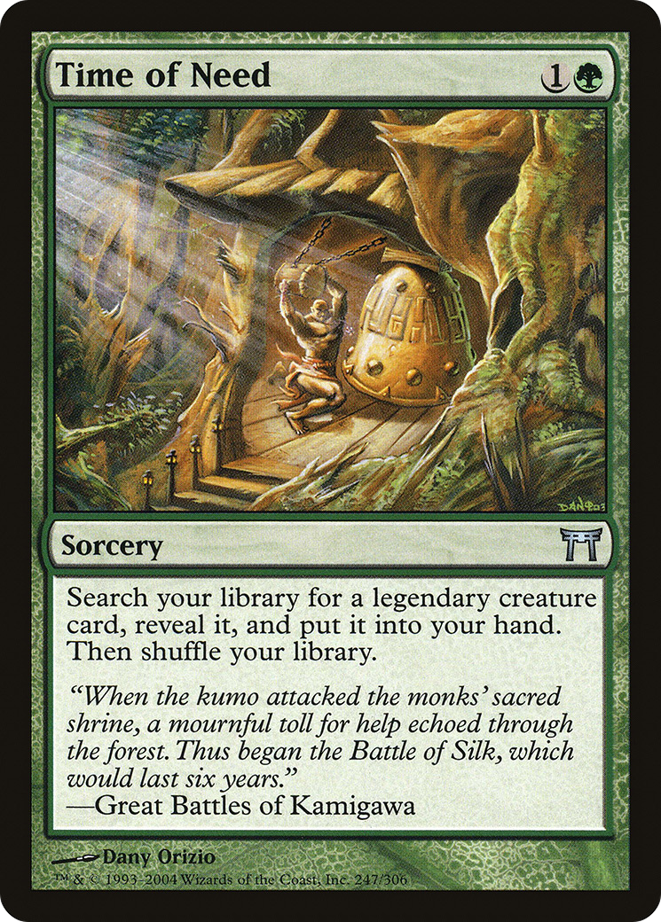 Time of Need (CHK-247) [Champions of Kamigawa] Foil MTG Single Wizards of the Coast