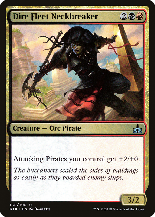Dire Fleet Neckbreaker (RIX-156) [Rivals of Ixalan] MTG Single Wizards of the Coast