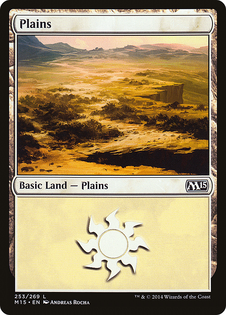 Plains (M15-253) [Magic 2015] Foil MTG Single Wizards of the Coast