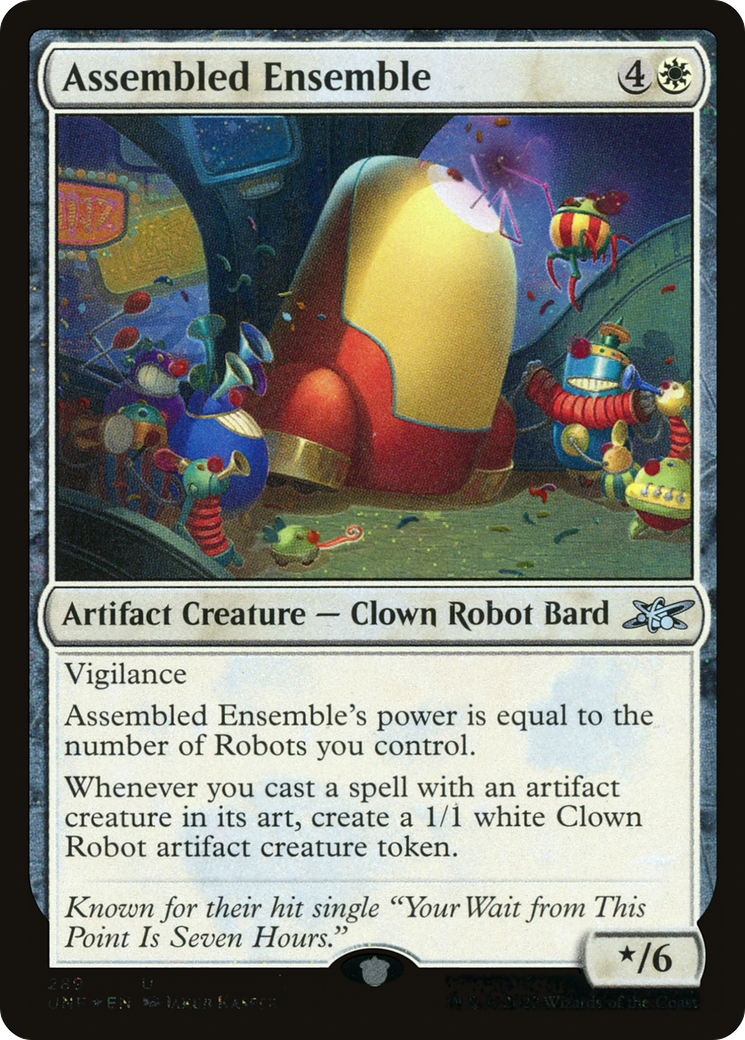 Assembled Ensemble (Galaxy Foil) (UNF-289) [Unfinity] Foil MTG Single Wizards of the Coast