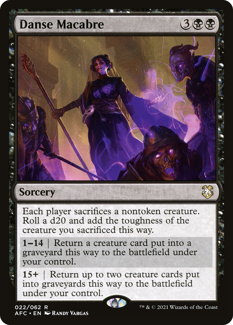 Danse Macabre (AFC-022) [Forgotten Realms Commander] MTG Single Wizards of the Coast