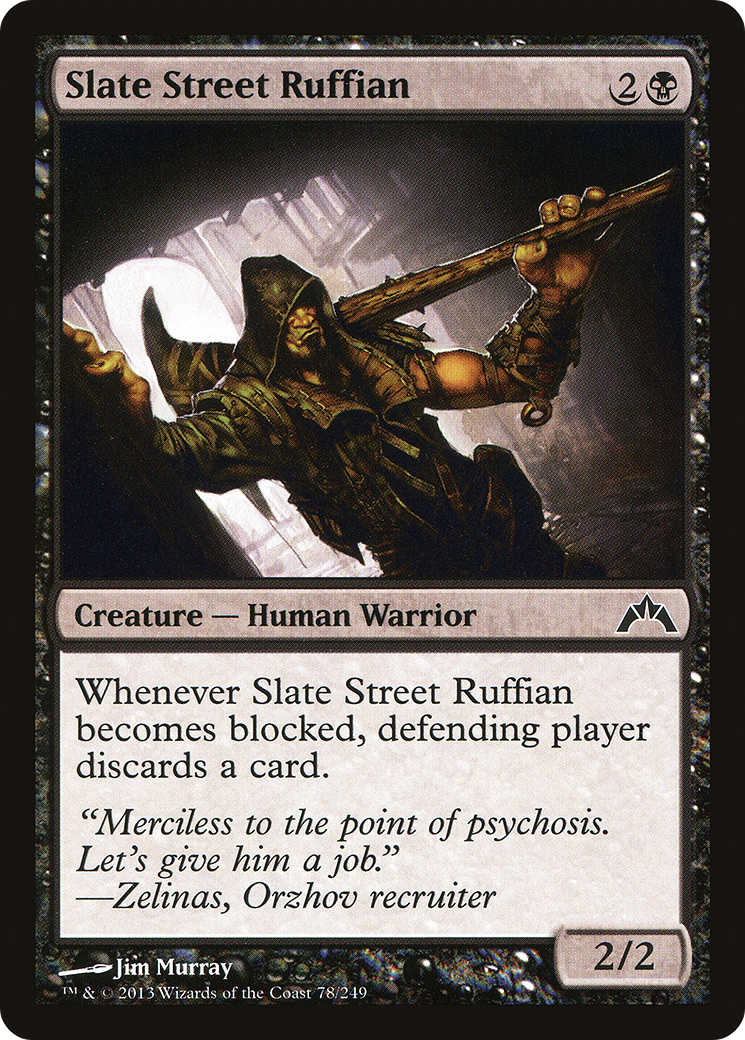 Slate Street Ruffian (GTC-078) [Gatecrash] Foil MTG Single Wizards of the Coast
