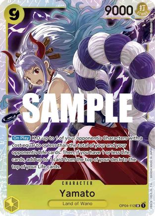 Yamato (OP04-112) [Kingdoms of Intrigue] Foil One Piece Single Bandai