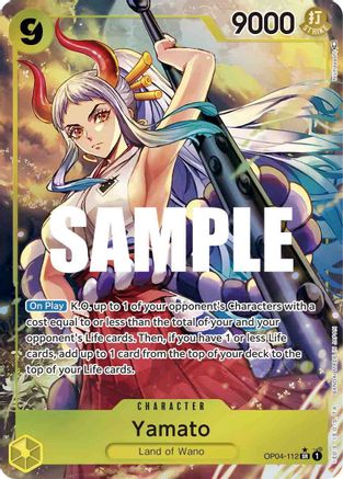 Yamato (Alternate Art) (OP04-112) [Kingdoms of Intrigue] Foil One Piece Single Bandai