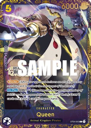 Queen (Treasure Cup) (ST04-005) [One Piece Promotion Cards] Foil One Piece Single Bandai