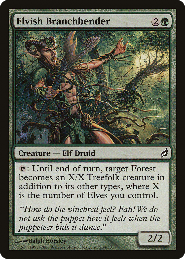 Elvish Branchbender (LRW-204) [Lorwyn] MTG Single Wizards of the Coast