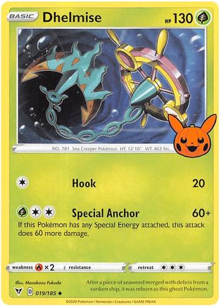 Dhelmise (19) [Misc: Trick or Trade BOOster Bundle 2023] Pokemon Single Pokémon