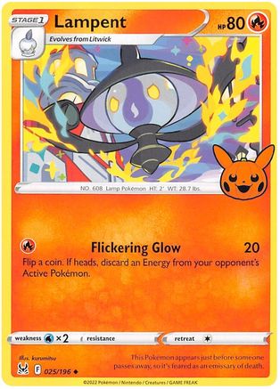 Lampent (25) [Misc: Trick or Trade BOOster Bundle 2023] Pokemon Single Pokémon