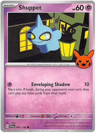 Shuppet (87) [Misc: Trick or Trade BOOster Bundle 2023] Pokemon Single Pokémon