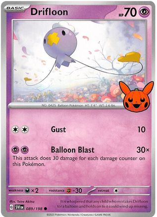 Drifloon (89) [Misc: Trick or Trade BOOster Bundle 2023] Pokemon Single Pokémon