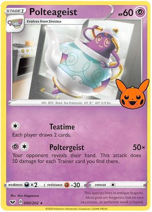 Polteageist (90) [Misc: Trick or Trade BOOster Bundle 2023] Pokemon Single Pokémon