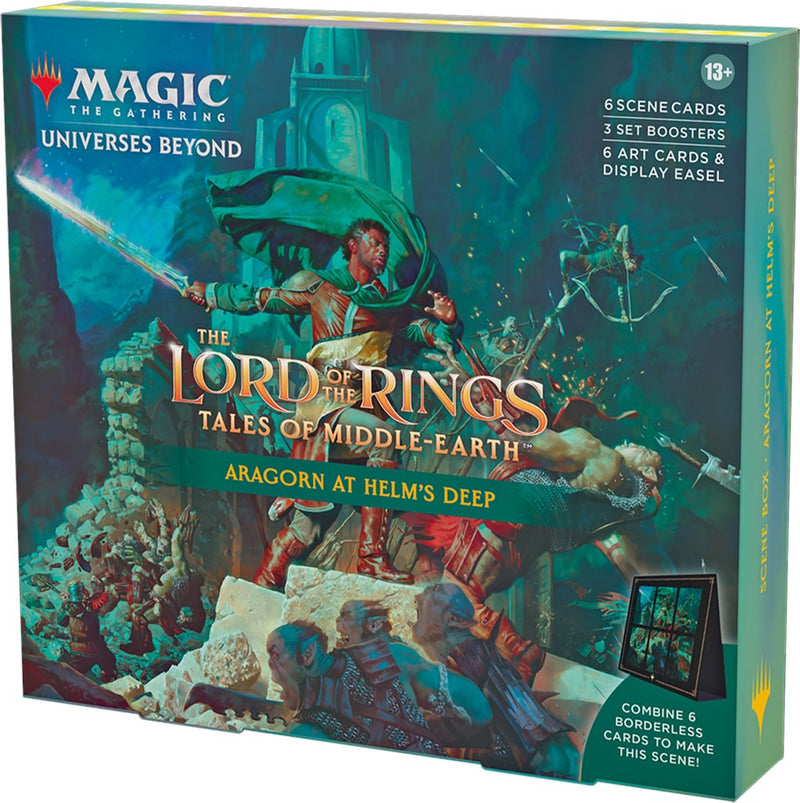 MTG The Lord of the Rings: Tales of Middle-earth - Scene Box (Aragorn at Helm's Deep) MTG Sealed Magic: The Gathering   