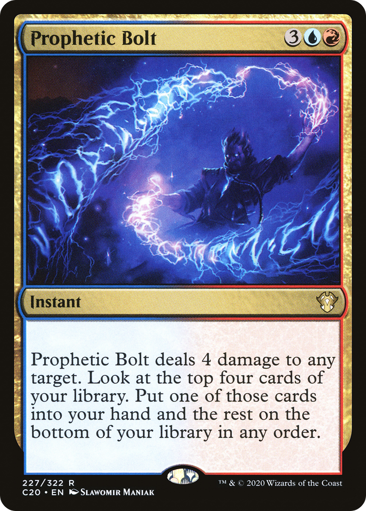 Prophetic Bolt (C20-227) [Commander 2020] MTG Single Wizards of the Coast