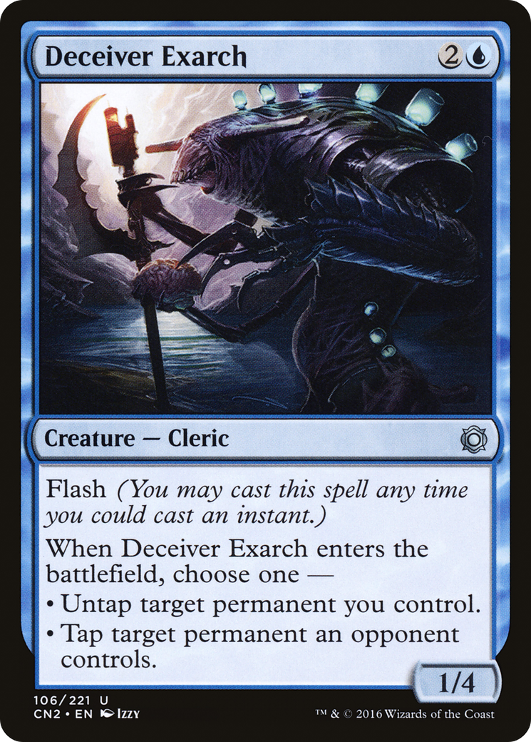 Deceiver Exarch (CN2-106) [Conspiracy: Take the Crown] Foil MTG Single Wizards of the Coast
