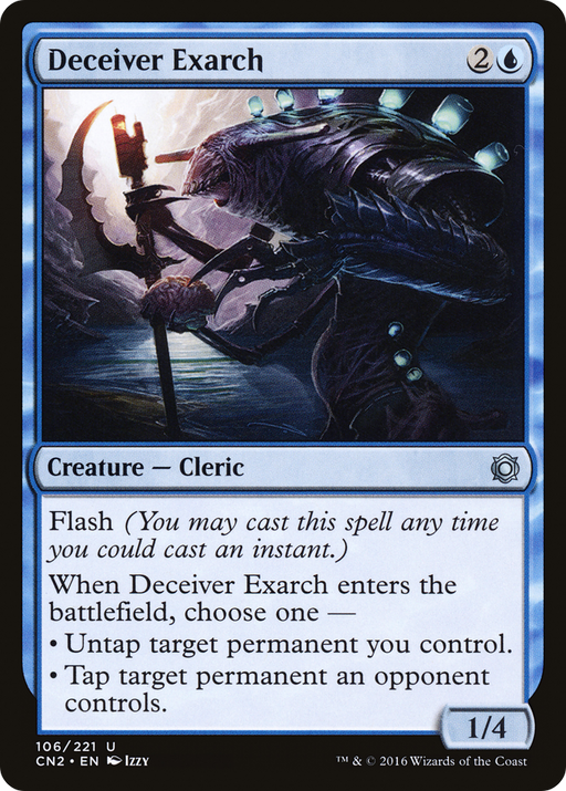 Deceiver Exarch (CN2-106) [Conspiracy: Take the Crown] Foil MTG Single Wizards of the Coast