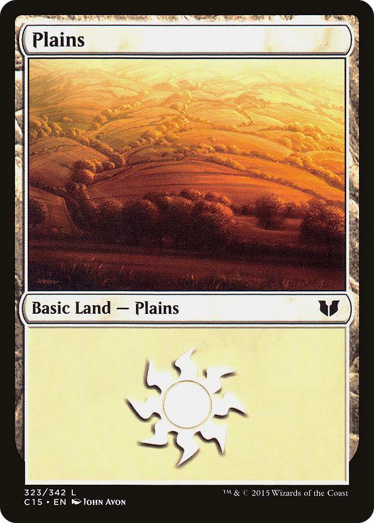 Plains (C15-323) [Commander 2015] MTG Single Wizards of the Coast