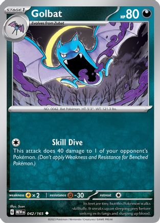 Golbat (42) [SV: Scarlet & Violet 151] Pokemon Single Pokémon