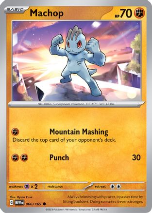Machop (66) [SV: Scarlet & Violet 151] Pokemon Single Pokémon