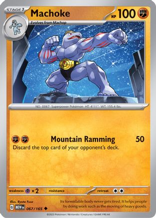 Machoke - 067/165 (67)  [SV Scarlet & Violet 151]