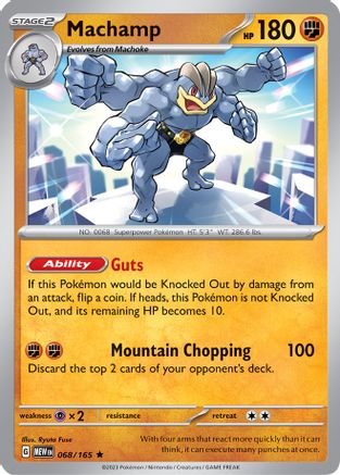 Machamp (68) Holofoil [SV: Scarlet & Violet 151] Pokemon Single Pokémon
