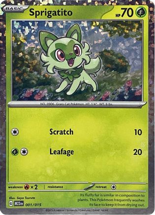 Sprigatito (1) Holofoil [Promos: McDonalds Promos 2023] Pokemon Single Pokémon