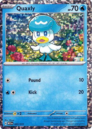 Quaxly (3) Holofoil [Promos: McDonalds Promos 2023] Pokemon Single Pokémon