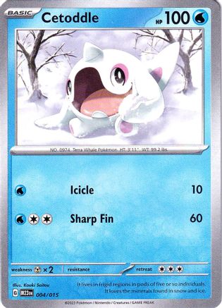 Cetoddle (4) [Promos: McDonalds Promos 2023] Pokemon Single Pokémon