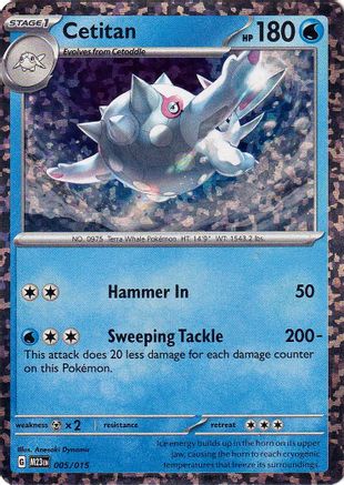 Cetitan (5) Holofoil [Promos: McDonalds Promos 2023] Pokemon Single Pokémon