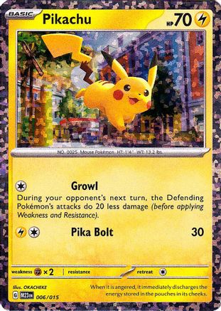 Pikachu (6) Holofoil [Promos: McDonalds Promos 2023] Pokemon Single Pokémon