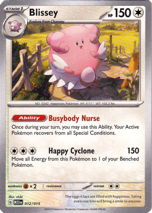 Blissey (12) [Promos: McDonalds Promos 2023] Pokemon Single Pokémon