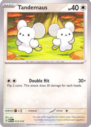 Tandemaus (13) [Promos: McDonalds Promos 2023] Pokemon Single Pokémon
