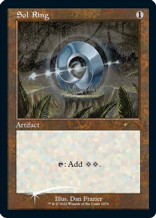 Sol Ring (Foil Etched) (SLD-1074) [Secret Lair] Drop Series Foil MTG Single Wizards of the Coast