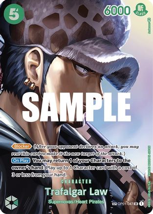 Trafalgar Law (SP) (OP01-047) [Kingdoms of Intrigue] Foil One Piece Single Bandai