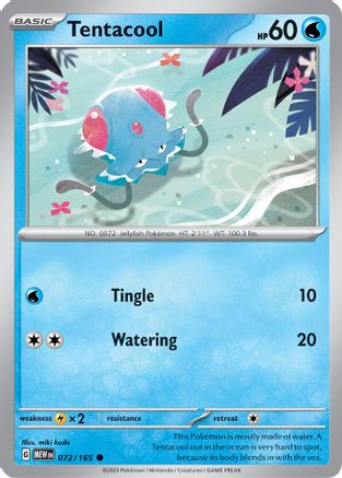 Tentacool (72) [SV: Scarlet & Violet 151] Pokemon Single Pokémon
