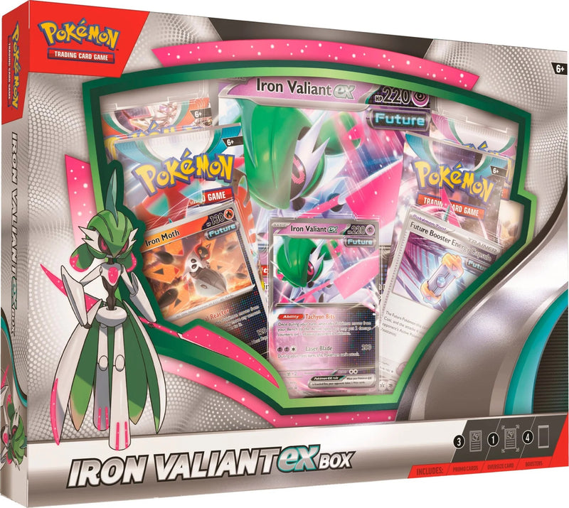 Pokémon Iron Valiant ex Box Pokemon Sealed Pokémon   