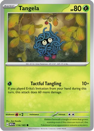 Tangela - 114/165 Reverse Holofoil [SV: Scarlet & Violet 151] Pokemon Single Pokémon