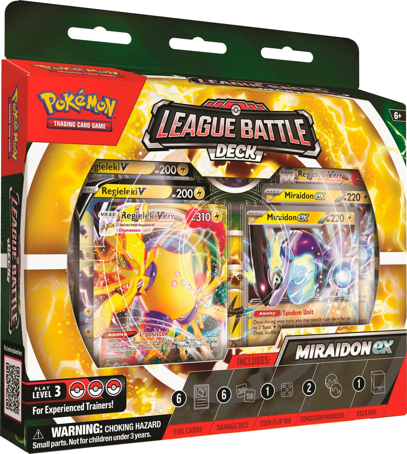 Pokémon League Battle Deck (Miraidon ex) Pokemon Sealed Pokémon   