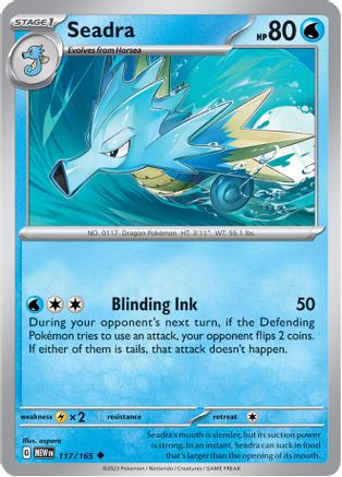 Seadra (117) [SV: Scarlet & Violet 151] Pokemon Single Pokémon