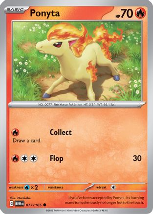 Ponyta (77) [SV: Scarlet & Violet 151] Pokemon Single Pokémon