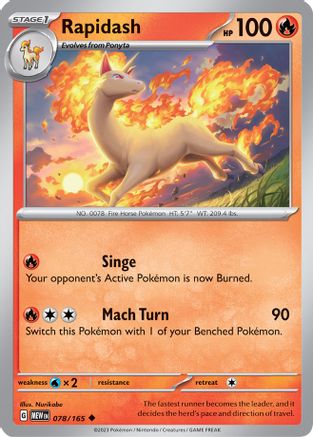 Rapidash (78) [SV: Scarlet & Violet 151] Pokemon Single Pokémon