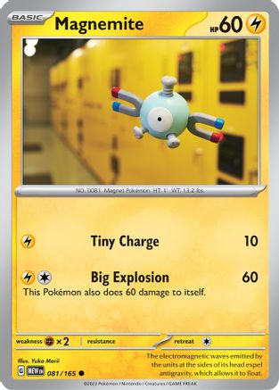 Magnemite (81) [SV: Scarlet & Violet 151] Pokemon Single Pokémon