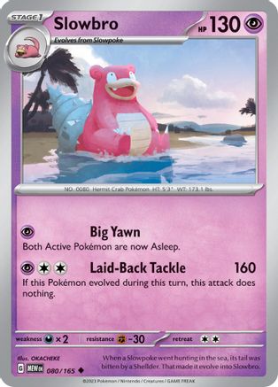 Slowbro (80) [SV: Scarlet & Violet 151] Pokemon Single Pokémon
