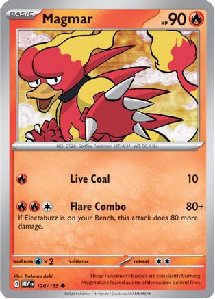 Magmar (126) [SV: Scarlet & Violet 151] Pokemon Single Pokémon