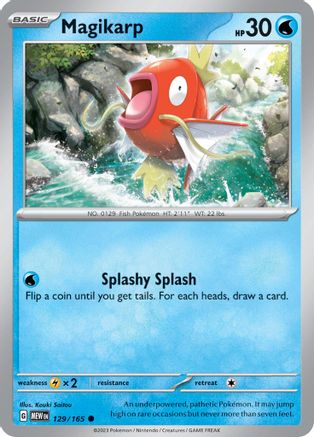 Magikarp (129) Reverse Holofoil [SV: Scarlet & Violet 151] Pokemon Single Pokémon