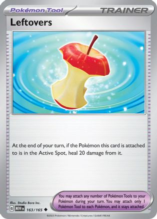 Leftovers (163) - [SV: Scarlet & Violet 151] Reverse Holofoil Pokemon Single Pokémon
