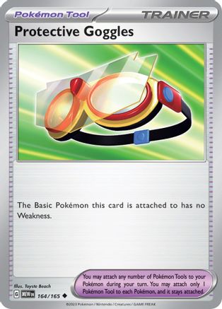 Protective Goggles (164) - [SV: Scarlet & Violet 151] Pokemon Single Pokémon