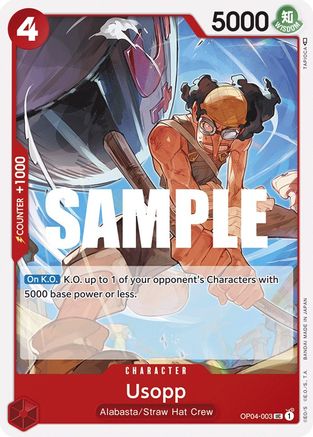 Usopp (OP04-003) [Kingdoms of Intrigue] One Piece Single Bandai